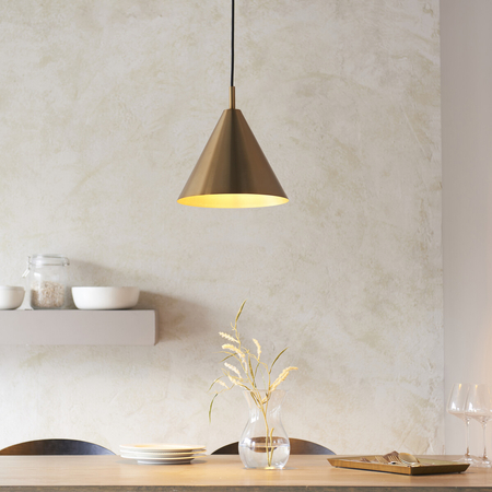 Lampa wisząca Endon Lighting Cape 102891 mosiądz