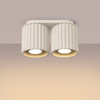 Sollux Lighting Plafon AURA 2 beżowy GU10 SL.1790