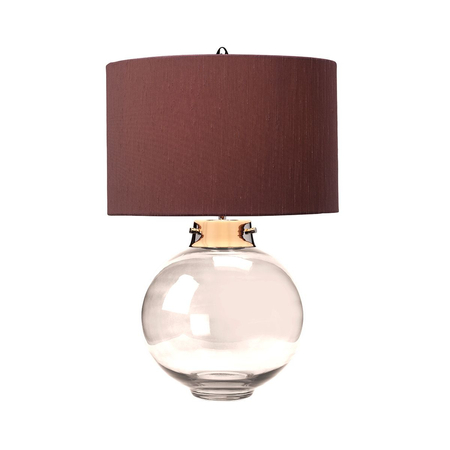 Lampa stołowa Elstead Lighting Kara szary DL-KARA-TL-SMOKE