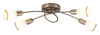Lampa sufitowa Rabalux Elite 5973 brąz
