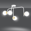 Lampa sufitowa RAGNAR 4B WHITE GOLD Emibig 1033/4B biały/złoty