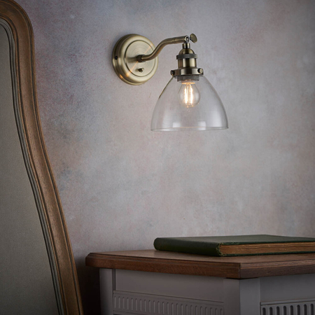 Kinkiet Endon Lighting Hansen 77273 mosiądz