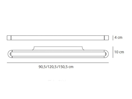 Kinkiet Artemide 1919010A Talo LED 150