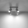 Sollux Lighting Plafon MERIDA 4 czarny SL.0102