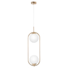 Lampa wisząca Kaja RITUS K-5392 złoty, biały