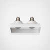 Spot Astro Trimless Square Twin Adjustable 1248022 Matowy Biały