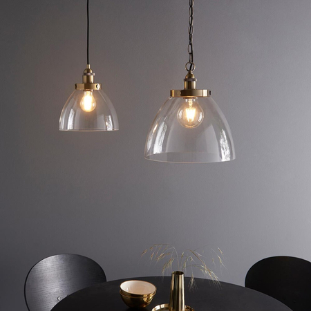 Lampa wisząca Endon Lighting Hansen Grand 102926 mosiądz
