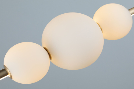 Lampa wisząca SANDRA 3 GO Azzardo AZ4427 gold / milky white