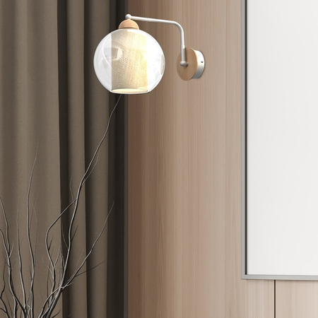 Milagro Kinkiet TELA 1xE27 MLP7954 BIAŁY