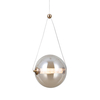 Lampa wisząca Italux Rastia PND-34361-M-HBR-AMB złoty