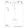 Sollux Lighting Lampa wisząca OWLS 30 SL.1422