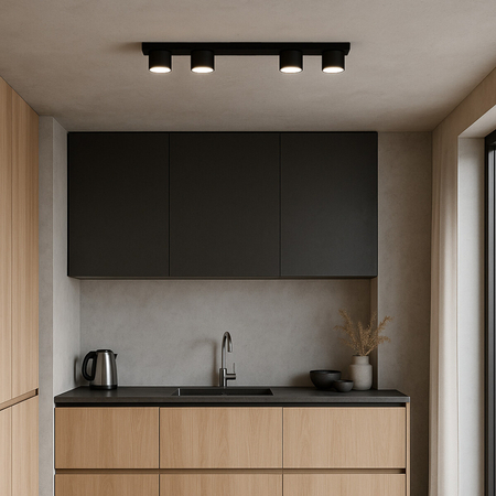 Lampa sufitowa Kaja CRUZ K-5532 czarny