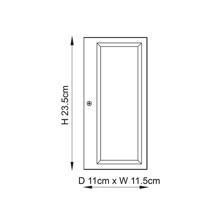 Kinkiet zewnętrzny Endon Lighting Oxford 80600 czarny