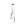 Lampa wisząca ELIZA 3 Azzardo AZ3333 biały/czarny