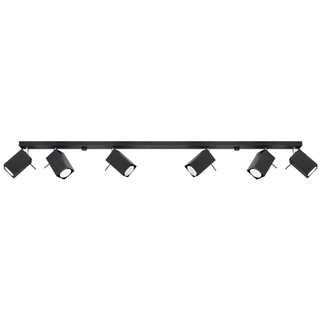 Sollux Lighting Plafon MERIDA 6L szary SL.0462