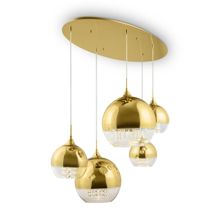 Lampa wisząca Maytoni Fermi P140-PL-170-5-G Gold