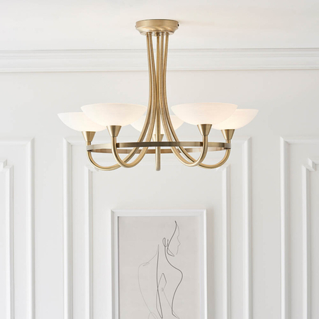 Lampa sufitowa Endon Lighting Cagney CAGNEY-5AB mosiądz