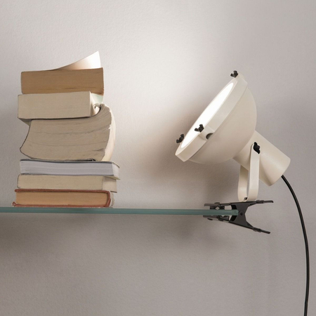 Lampa z klipsem Nemo PRPFWS11 Projecteur 165 Biała