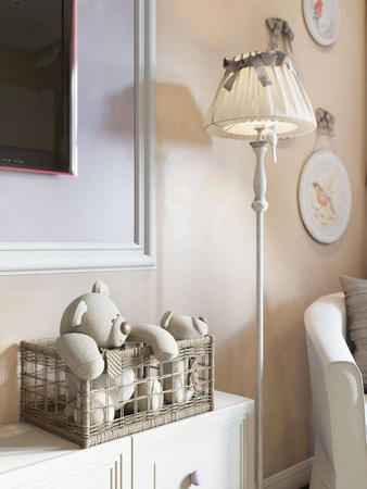 Lampa podłogowa Maytoni ARM013-22-W Bird - Biały Antyczny