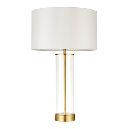 Lampa stołowa Endon Lighting Lessina 68802 mosiądz