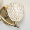 Kinkiet Endon Lighting Boyer BOYER-2WBAB-L mosiądz