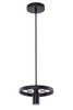 Lampa wisząca RANCH 1 Azzardo AZ1648 black