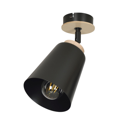 Lampa sufitowa ATLAS 1 BLACK Emibig 725/1 czarny
