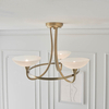 Lampa sufitowa Endon Lighting Cagney CAGNEY-3AB mosiądz