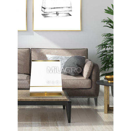 Milagro Lampa Stojąca VOLANS 1xE27 MZ5026 Biel / Złoto