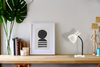 Lampa biurkowa Italux Senza TB-37263A-BG Beżowy