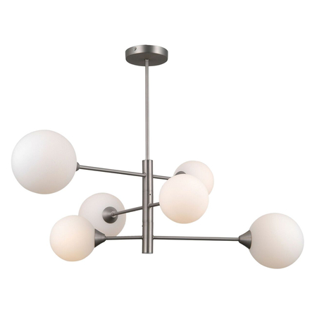 Lampa wisząca Italux Evora PND-55342-6-SN Nikiel satynowany