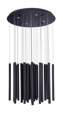 Lampa wisząca Maxlight P0419D czarny/chrom