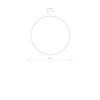 Kinkiet Nowodvorski RING TIMBER LED 11288 Ciemne drewno