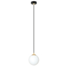 Lampa wisząca ROYAL 1 Emibig 1243/1 biały/czarny