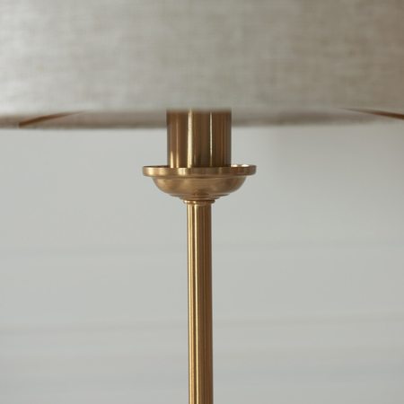 Lampa stołowa Endon Lighting Highclere 110728 mosiądz