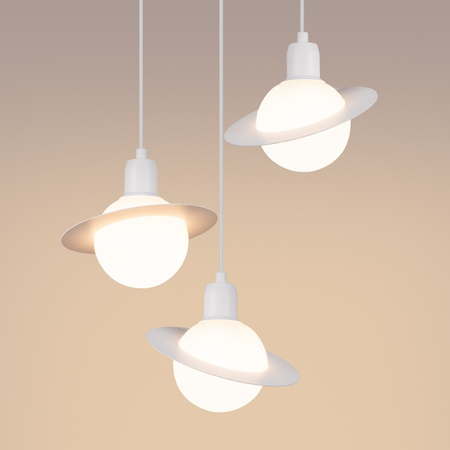 Sollux Lighting Lampa wisząca HYPERION 3P biały SL.1357