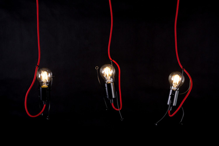 Lampa wisząca BOBI 3 BLACK Emibig 537/3 czarny