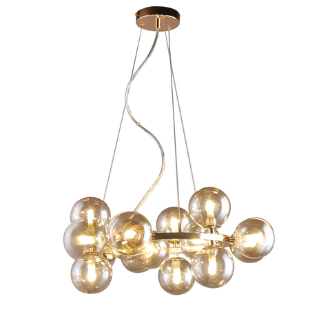 Lampa sufitowa Italux PND-6161-15 GO+CO Marbelio