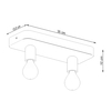 Sollux Lighting Plafon TAVO 3 SL.1158