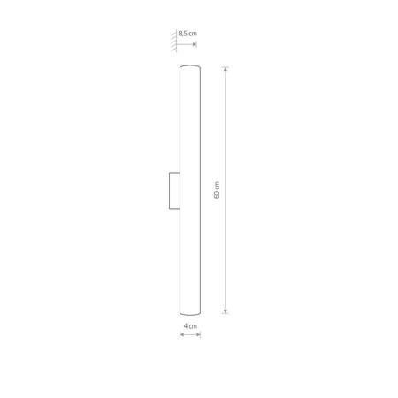 Kinkiet ICE TUBE LED  S Nowodvorski 8118 biały