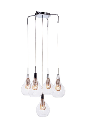 Lampa wisząca ELEKTRA 5 Azzardo AZ1690 miedziany