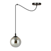 Lampa wisząca GIGI 1 BL GRAFIT Emibig 937/1 czarny