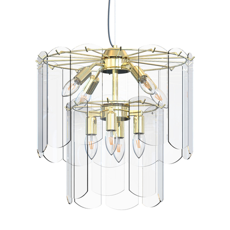 Lampa wisząca Zuma Line MD3523-8M-EGN NIRA LAMPA WISZĄCA ZŁOTA/GOLD