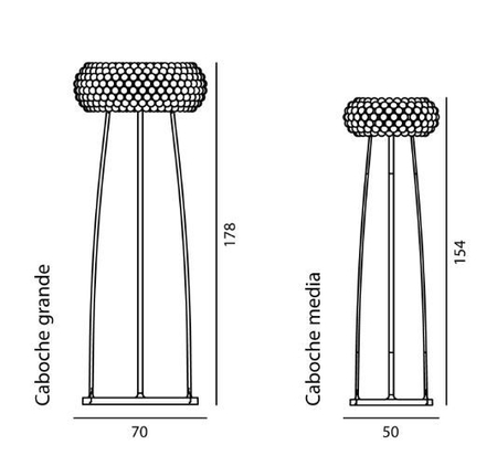 Lampa podłogowa Foscarini 138013-16 Caboche grande