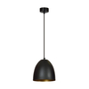 Lampa wisząca LENOX 1 BLACK / GOLD Emibig 410/1 czarny/złoty