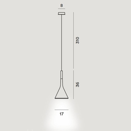 Lampa wisząca Foscarini 195007L/3-64 Aplomb