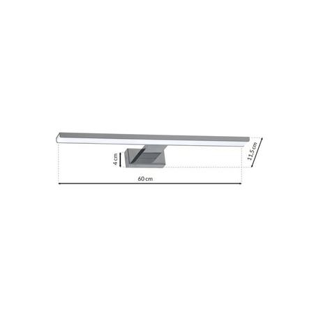 Milagro Kinkiet SHINE CHROME 60cm 13,8W LED ML589 CHROM