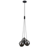 Lampa wisząca Italux Perlos PND-54456-3A-HB-SMG Czarny mat