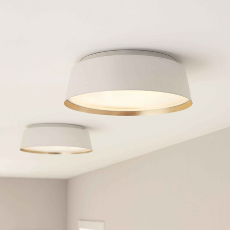 Plafon Elstead Lighting Asher biały/złoty FE-ASHER-3F-WHT