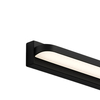 Kinkiet nad lustro srebrny Abigali Mirror 4000K 60cm czarny
